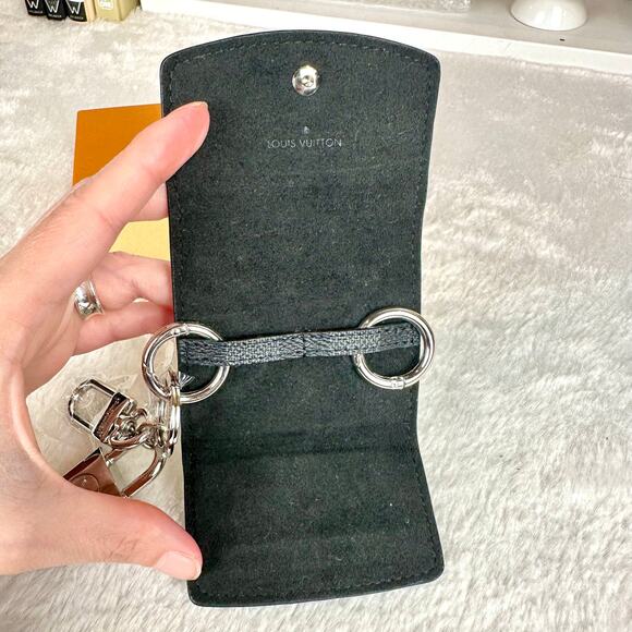 Louis Vuitton Damier Graphite key holder, fob holder keychain or cufflinks case - Picture 4 of 10